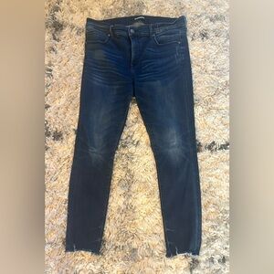 Express Women's Skinny Jeans - Midnight Blue